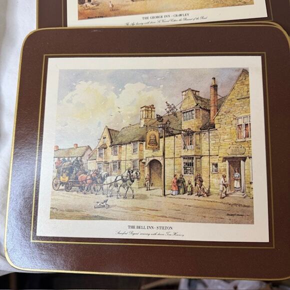 Set of 8 Table Mats Clover Leaf Vintage Warme and Rostbestandige Set - Picture 4 of 12